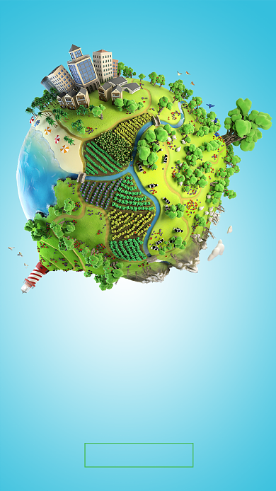 世界环保日保护环境宣传海报背景