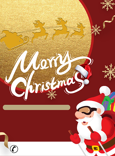 圣诞节促销活动减免海报背景