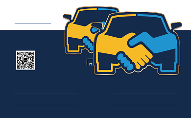 简约蓝色男士个人名片背景