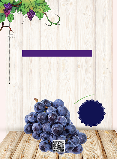 水果新鲜葡萄海报背景