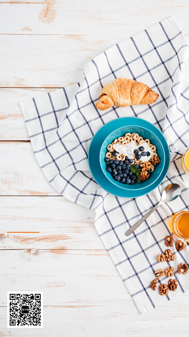 简约摄影早安问候日签月签手机海报背景