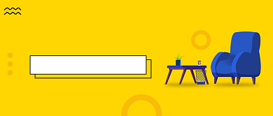 黄色简约公众号首图背景