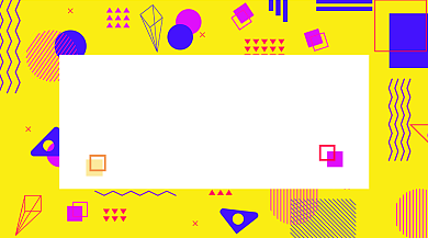 黄色不规则学生会招新横版海报背景