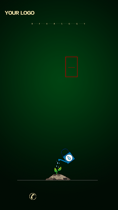 绿色创意植树节手机海报背景