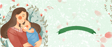 简约5.12感恩母亲节宣传海报微信公众号素材图片背景