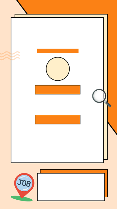 拼色几何商务风诚聘精英手机海报背景