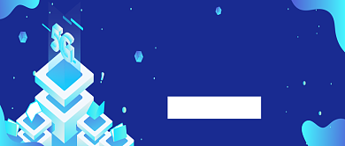 蓝色创意5G科技公众号首图背景
