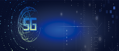 创意蓝色电子科技数码公众号图片背景