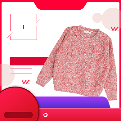 秋季女装毛衣淘宝主图直通车模板背景