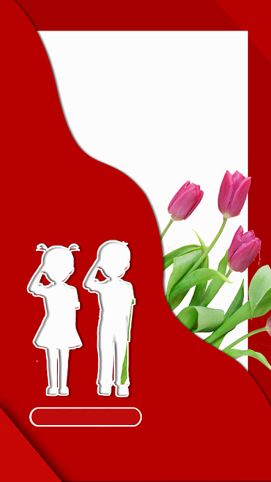 红色质感简约国庆节快乐盛世华诞海报背景