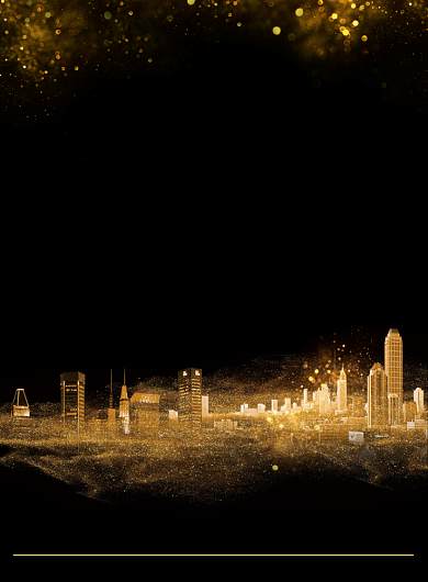 黑金风房产开发促销宣传印刷海报背景