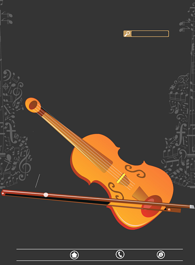 灰色质感小提琴乐器培训班营销招生印刷海报背景