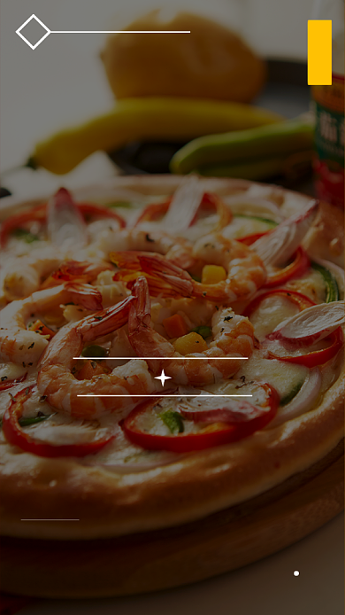 美味披萨海报背景