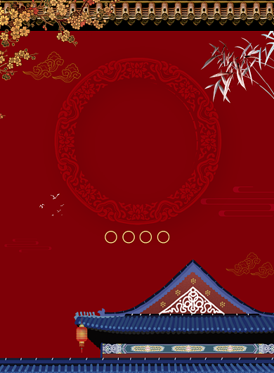 故宫印象创意印刷海报背景