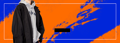 男装上新淘宝banner背景