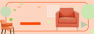 邂逅简约家居沙发淘宝banner背景