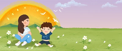 你好捌月八月漫画公众号首图背景