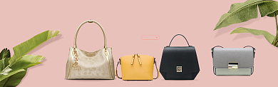 粉色时尚包包banner背景