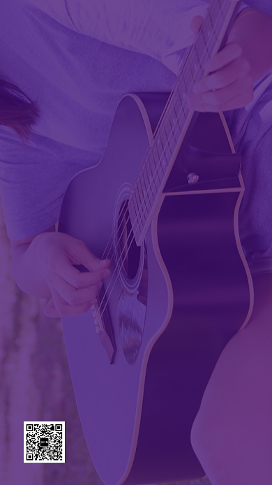 简洁音乐会宣传手机海报模板背景