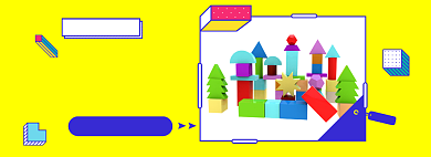 创意育儿玩具节淘宝电商banner图背景