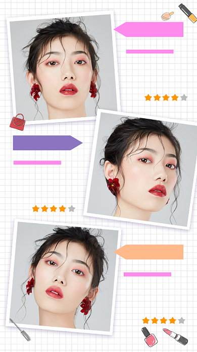 电子相册手机海报背景