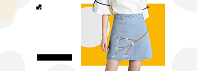 黄色女装淘抢购换季促销banner背景