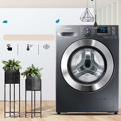 智能时尚洗衣机淘宝直通车图片背景