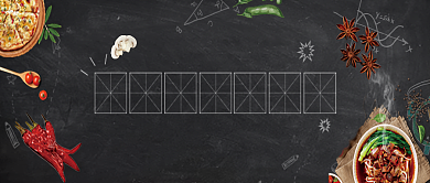 黑灰简约夜宵大放价公众号首图背景