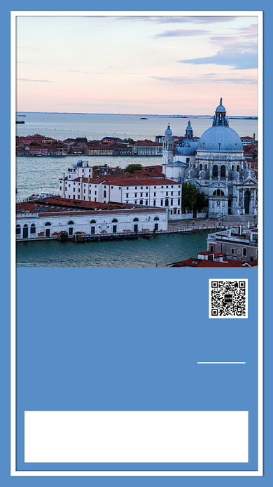 蓝色摄影欧洲旅游旅行毕业度假手机海报背景