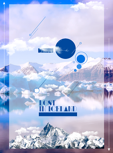 迷失冰岛海报背景