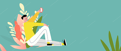 4月你好卡通公众号首图背景