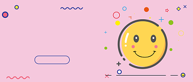 世界微笑日卡通插图banner微信公众号素材图片背景