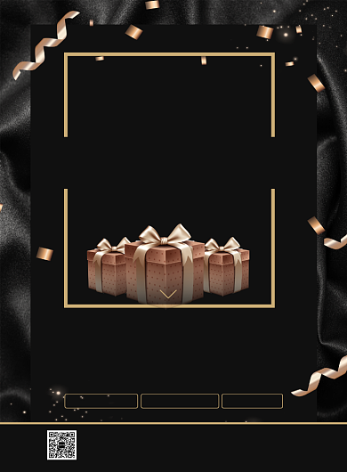 大气黑金风黑色星期五会员日促销海报背景