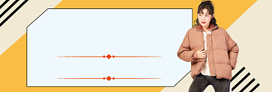 双十一女装大促淘宝banner背景