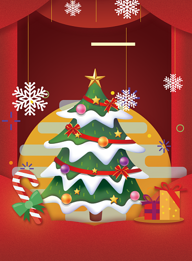 圣诞狂欢节商场打折促销印刷海报背景