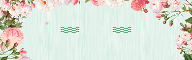 春季花卉植物促销模板淘宝banner背景