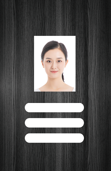 黑色木纹创意工作证背景