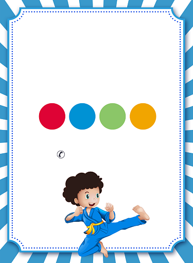 跆拳道培训宣传广告印刷海报背景