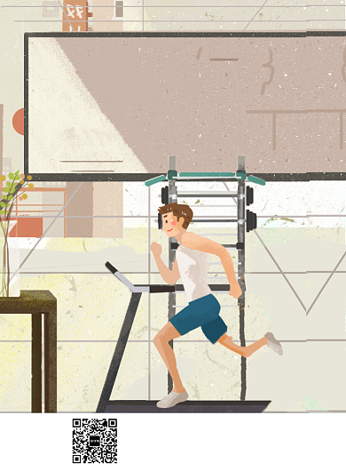 运动健身海报背景