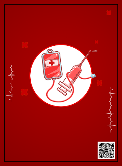 无偿献血公益海报背景