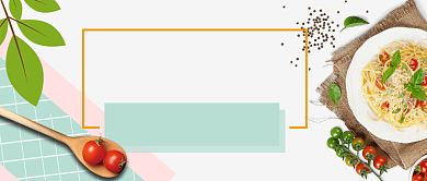 清新大气美味炒面手机首图背景