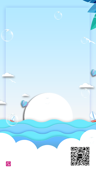 创意夏日夏天海洋海豚海报背景