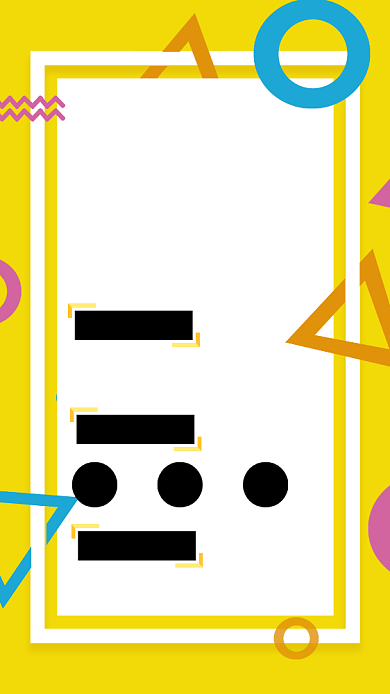 孟菲斯风格暑假培训班招生海报背景