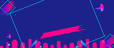 深蓝色抖音宣传海报微信公众号素材图片背景