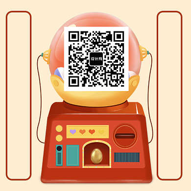 游戏抽奖幸运二维码背景