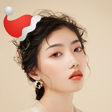 微信圣诞节卡通头像淘宝直通车图片背景