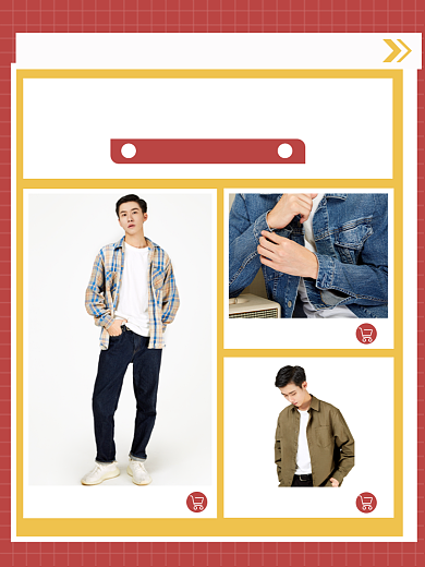 春日穿搭商品关联列表淘宝banner背景