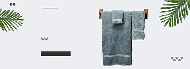 监狱毛巾生活用品促销banner背景