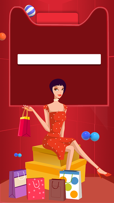 国庆换新装手机宣传海报背景