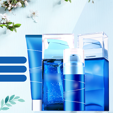 护肤产品促销控油电商淘宝主图背景